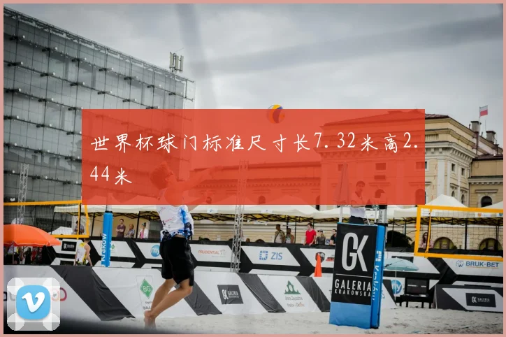 世界杯球门标准尺寸长7.32米高2.44米