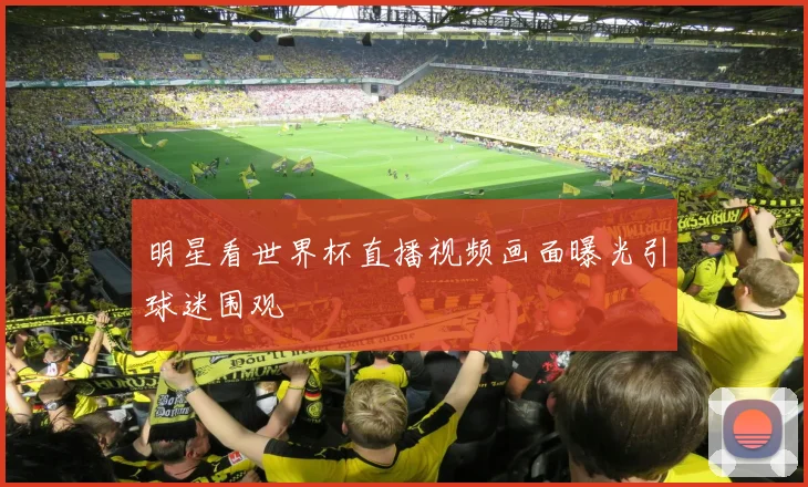 明星看世界杯直播视频画面曝光引球迷围观